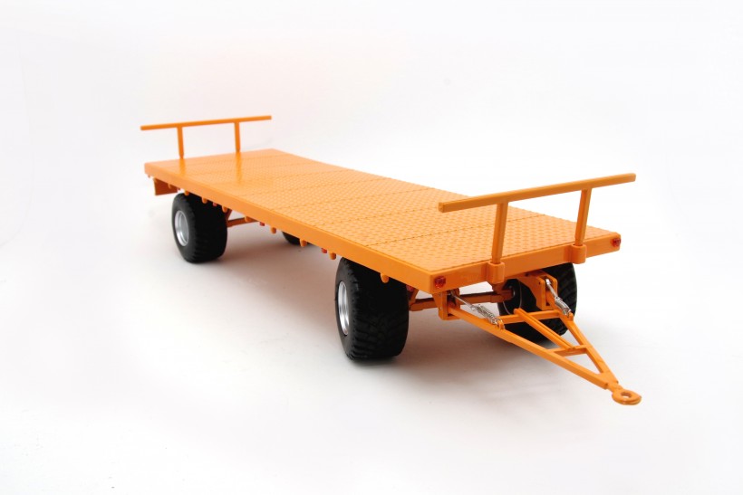 Farm Flatbedtrailer Yellow - 1:32